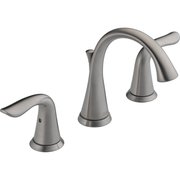 Delta Lahara Two Handle Widespread Bathroom Faucet 3538-SSMPU-DST-IN